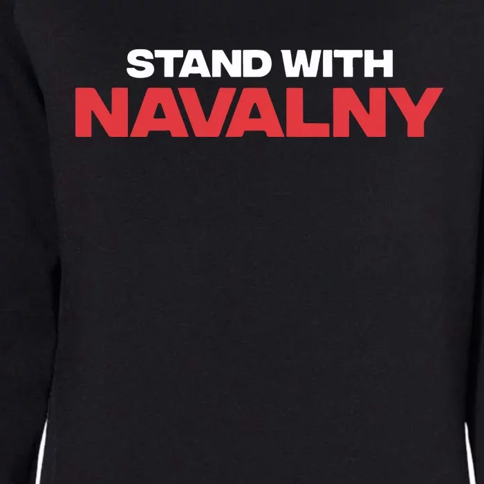 Stand With Navalny Womens California Wash Sweatshirt