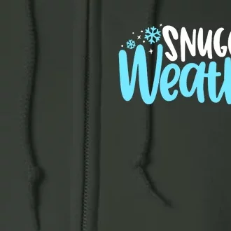 Snuggle Weather Novelty Cool Full Zip Hoodie