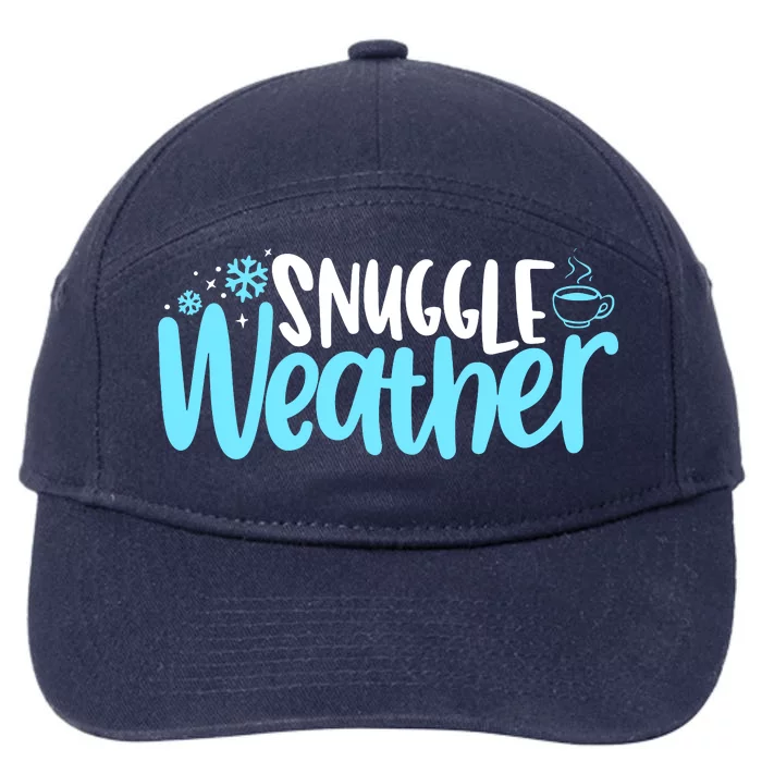 Snuggle Weather Novelty Cool 7-Panel Snapback Hat