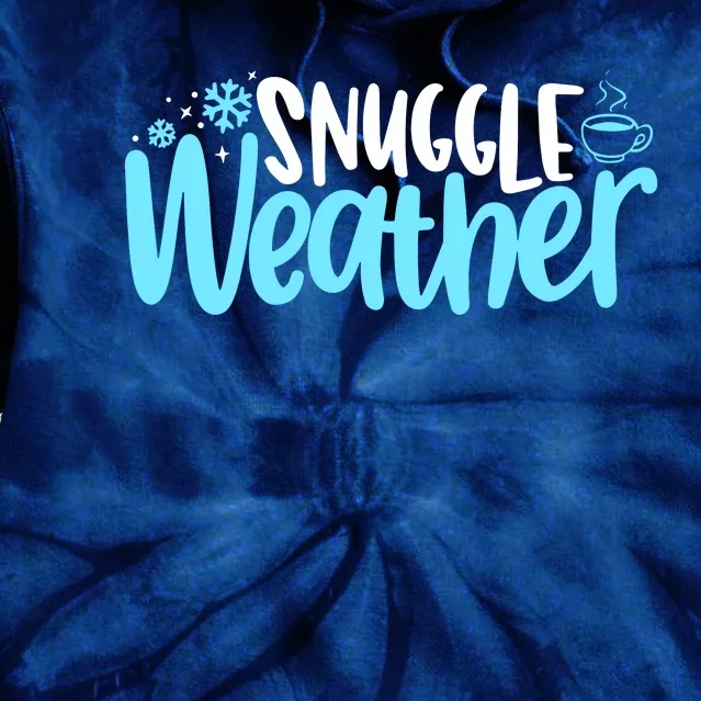 Snuggle Weather Novelty Cool Tie Dye Hoodie