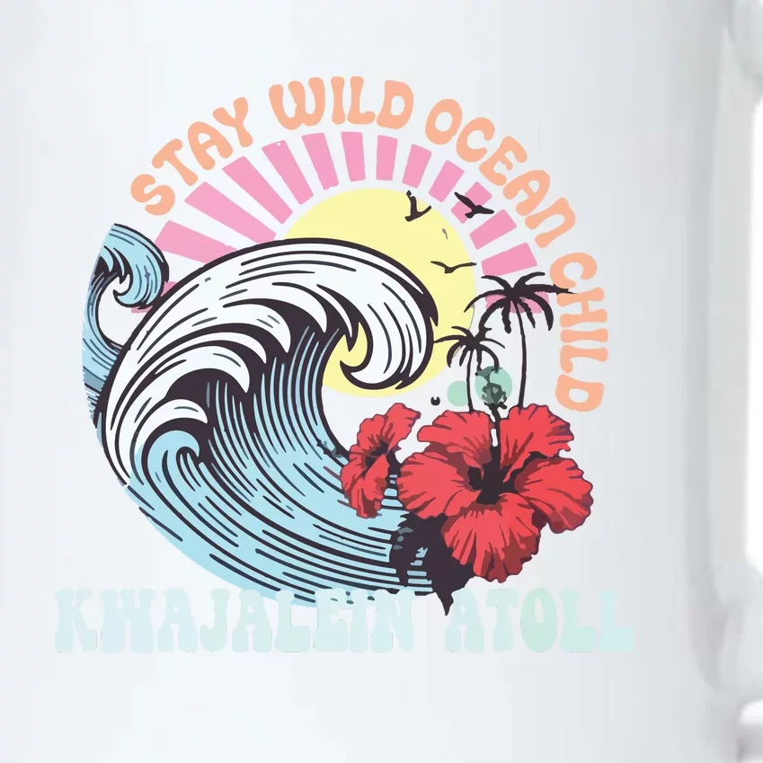 Stay Wild Ocean Child Kwajalein Atoll Black Color Changing Mug