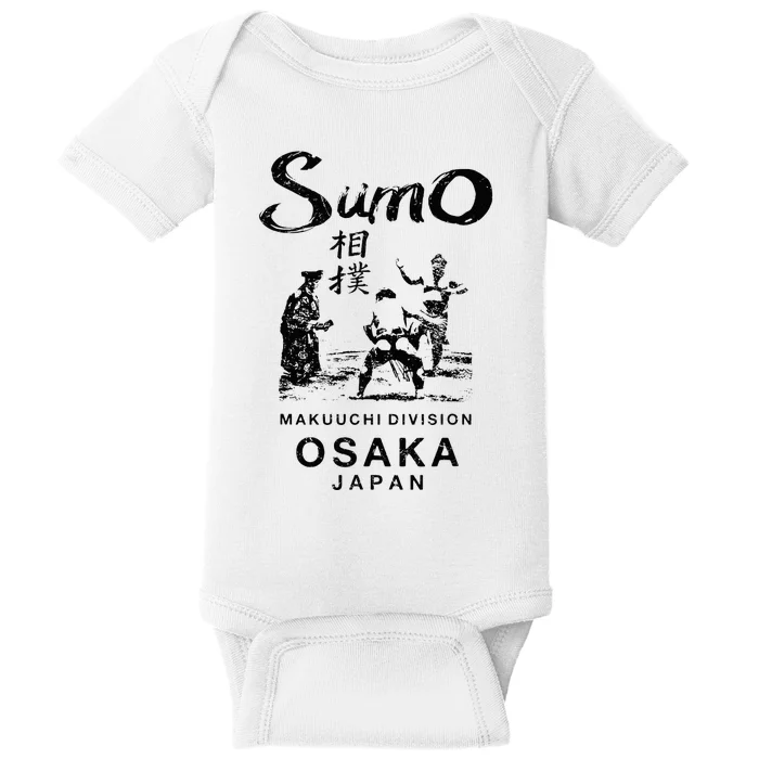 Sumo Wrestling Osaka Japan Baby Bodysuit