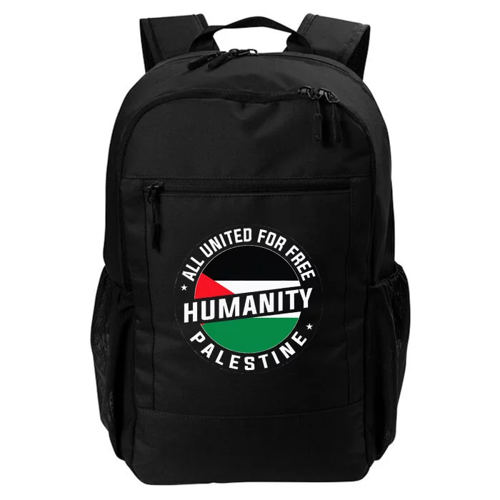 Stand With Palestine Free Palestine Peace Love Flag Daily Commute Backpack