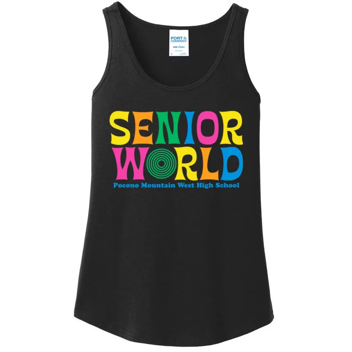 SENIOR WORLD POCONO MOUNTAIN WEST HIGH SCHOOL Ladies Essential Tank