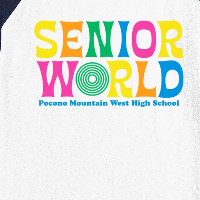 SENIOR WORLD POCONO MOUNTAIN WEST HIGH SCHOOL Baseball Sleeve Shirt