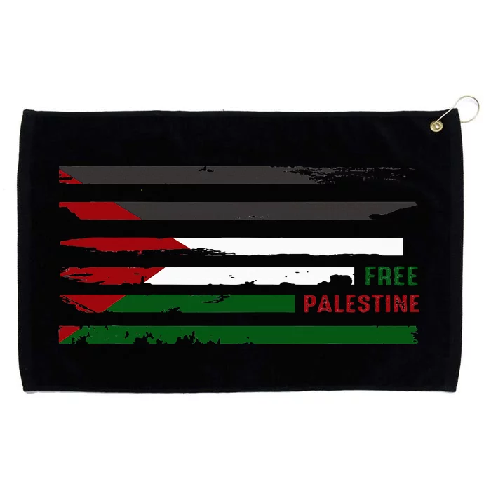 Stand With Palestine Free Palestine Palestine flag Grommeted Golf Towel