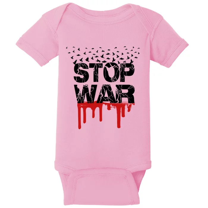 Stop War Peace Movet World Peace Cute Gift Baby Bodysuit