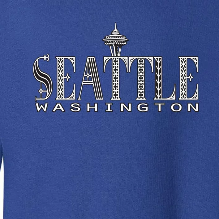 Seattle Washington Pacific Northwest Space Needle Keepsake Cool Gift Toddler Sweatshirt