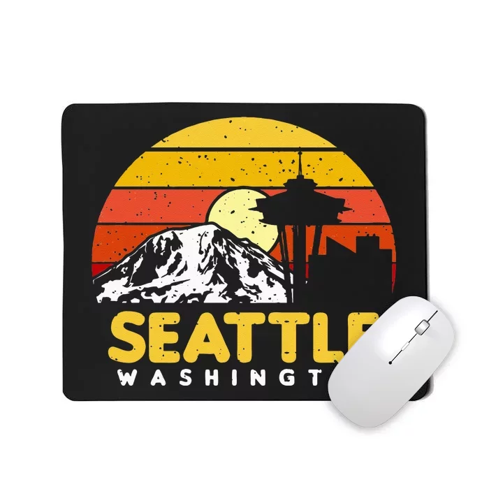 Seattle Washington PNW Vacation Souvenir Gift Mousepad