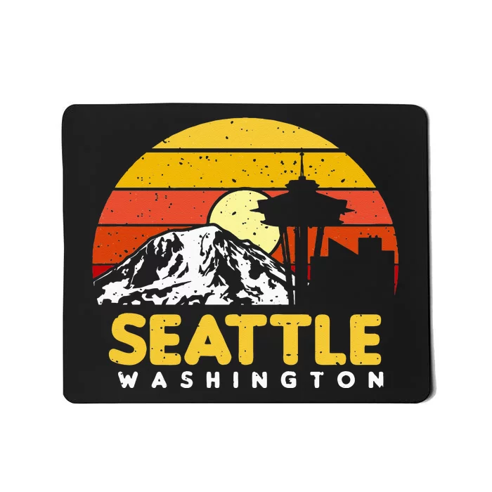 Seattle Washington PNW Vacation Souvenir Gift Mousepad