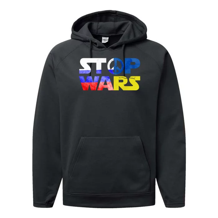 Stop Wars Peace Performance Fleece Hoodie