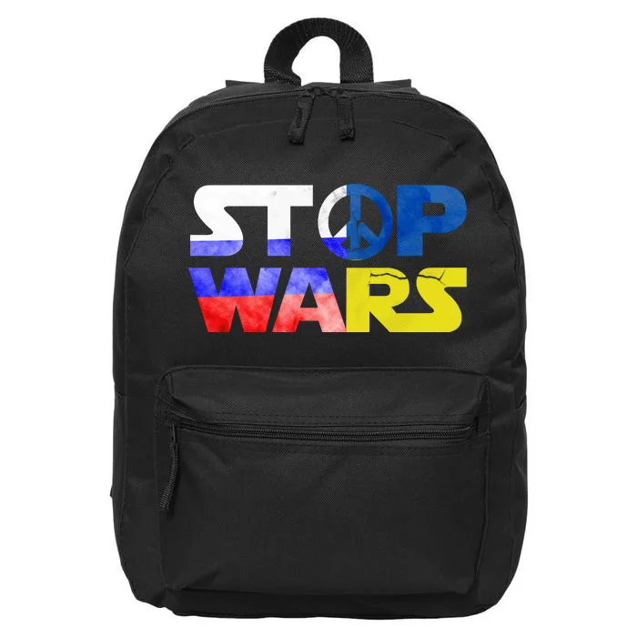 Stop Wars Peace 16 in Basic Backpack