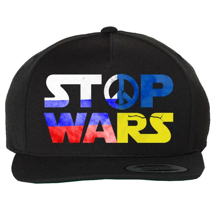 Stop Wars Peace Wool Snapback Cap