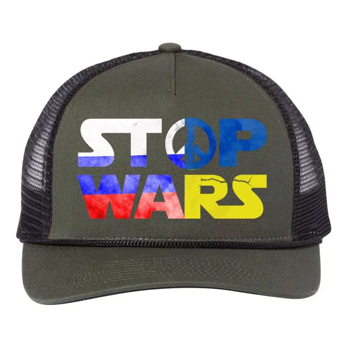 Stop Wars Peace Retro Rope Trucker Hat Cap