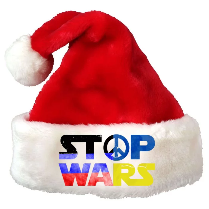 Stop Wars Peace Premium Christmas Santa Hat