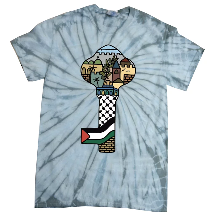 Stand With Palestine Tie-Dye T-Shirt