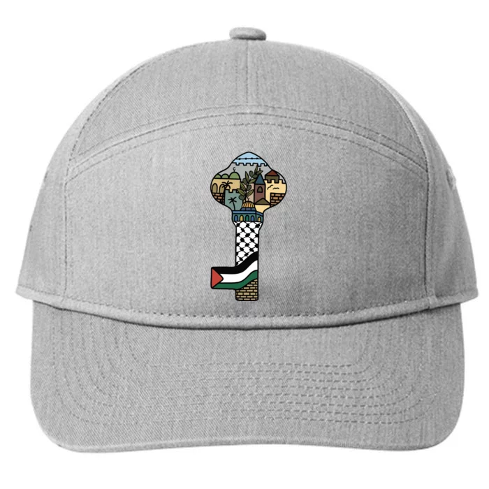 Stand With Palestine 7-Panel Snapback Hat