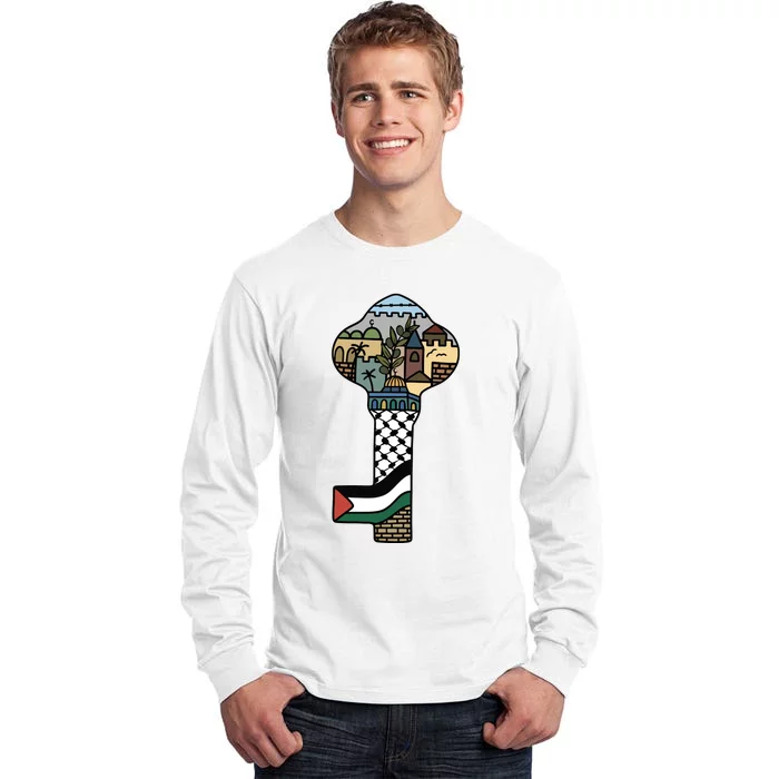 Stand With Palestine Tall Long Sleeve T-Shirt