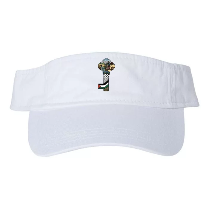 Stand With Palestine Valucap Bio-Washed Visor