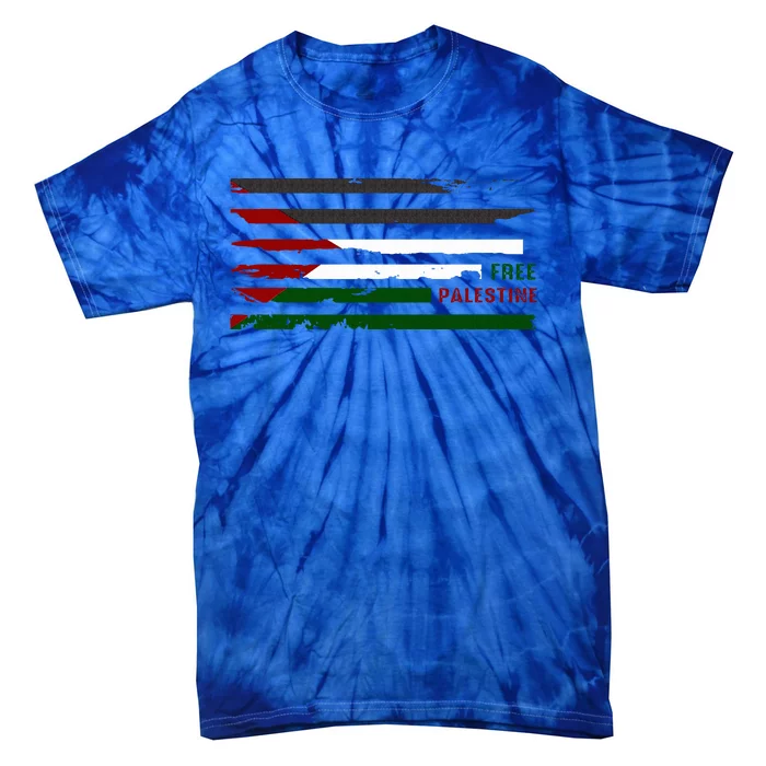 Stand With Palestine Free Palestine Palestine flag Tie-Dye T-Shirt