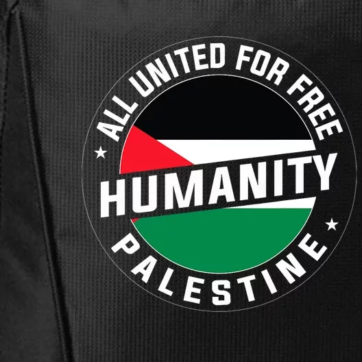 Stand With Palestine Free Palestine Peace Love Flag City Backpack