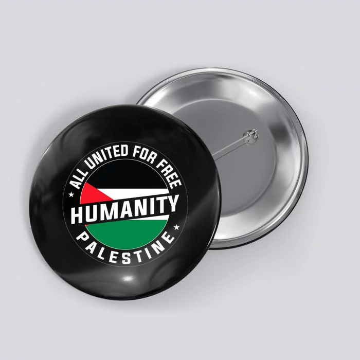 Stand With Palestine Free Palestine Peace Love Flag Button