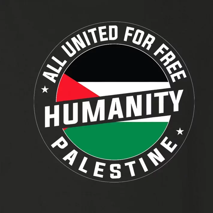 Stand With Palestine Free Palestine Peace Love Flag Toddler Long Sleeve Shirt