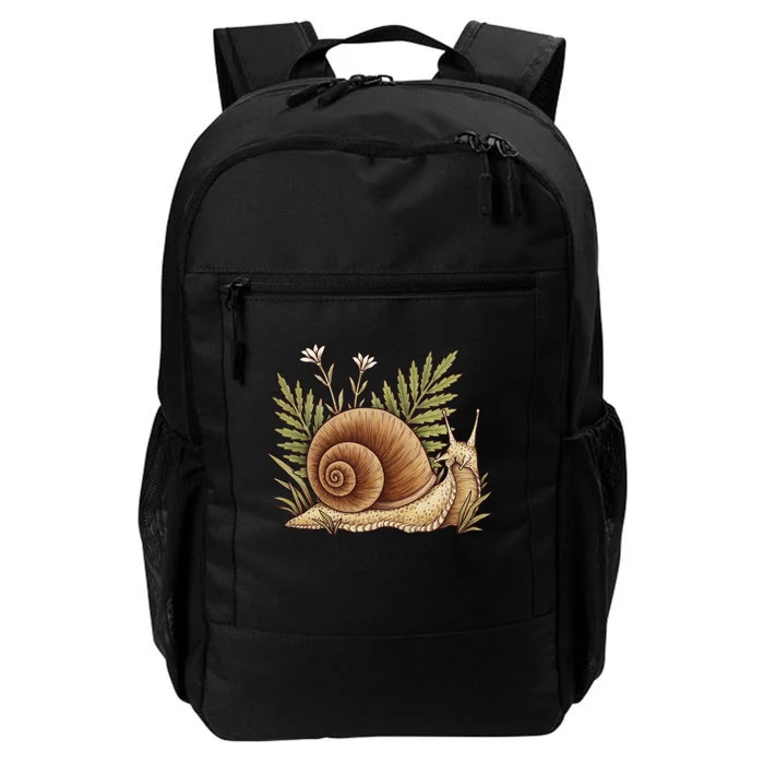 Snail With Plants Daily Commute Backpack