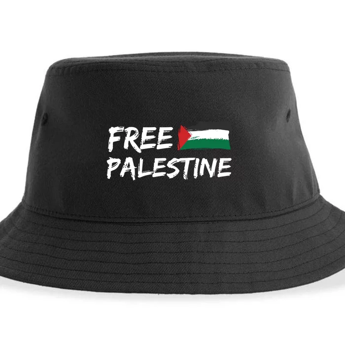 Stand With Palestine Free Palestine Sustainable Bucket Hat