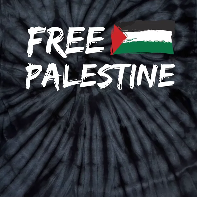 Stand With Palestine Free Palestine Tie-Dye T-Shirt