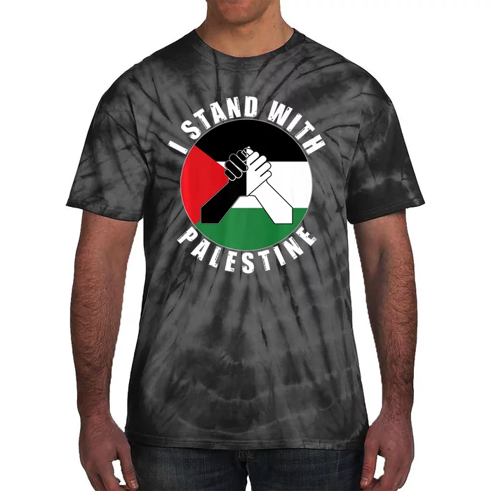 Stand With Palestine Free Palestine End Israeli Occupation Tie-Dye T-Shirt