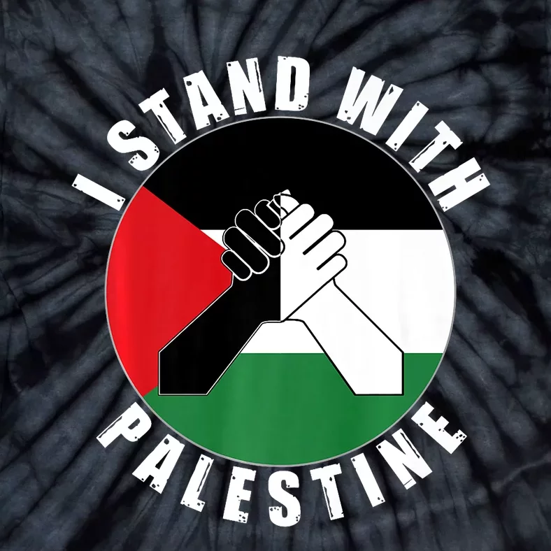 Stand With Palestine Free Palestine End Israeli Occupation Tie-Dye T-Shirt