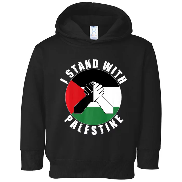 Stand With Palestine Free Palestine End Israeli Occupation Toddler Hoodie