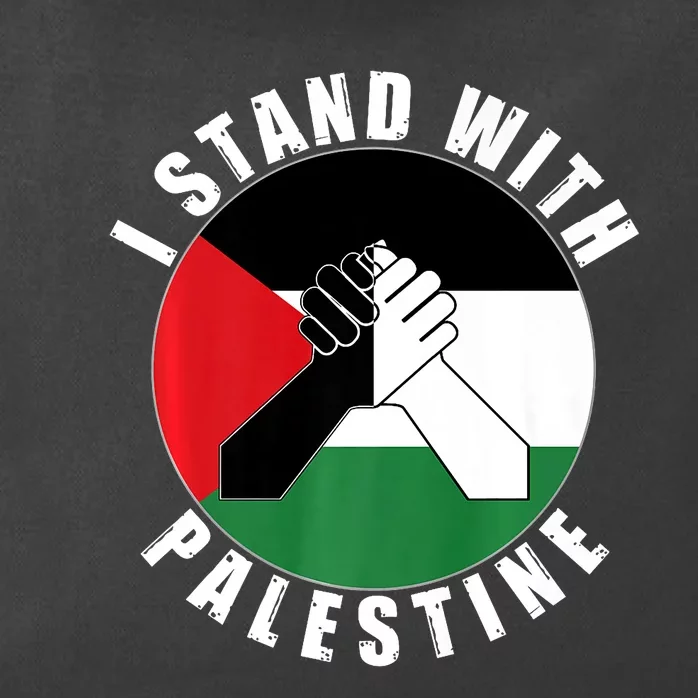 Stand With Palestine Free Palestine End Israeli Occupation Zip Tote Bag