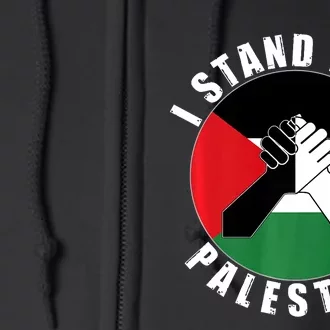 Stand With Palestine Free Palestine End Israeli Occupation Full Zip Hoodie