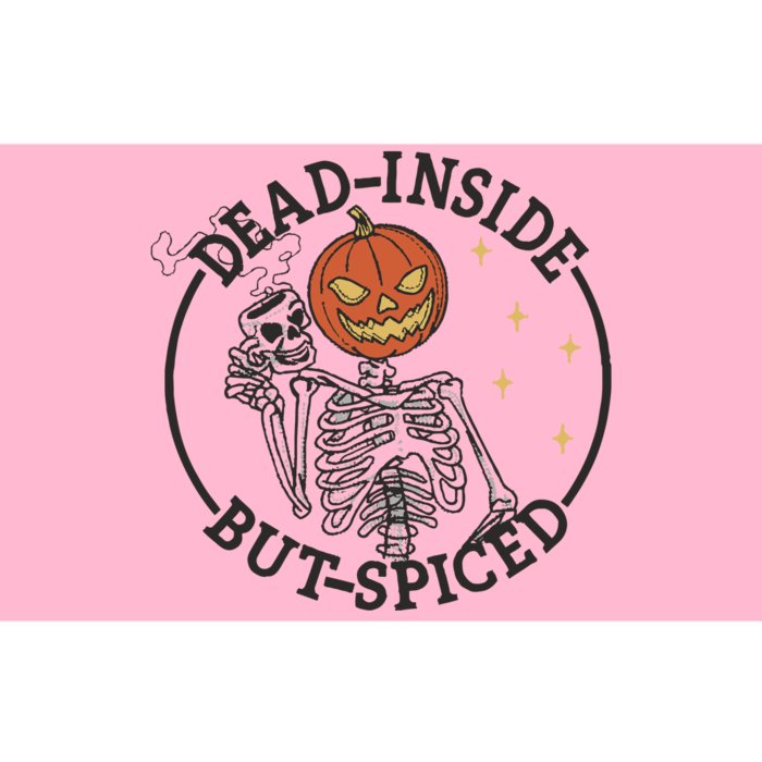 Skeleton With Pumpkin Head Embroidery Design Halloween Embroidery Dead Inside Bumper Sticker