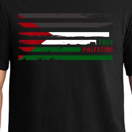 Stand With Palestine Free Palestine Palestine Flag Pajama Set