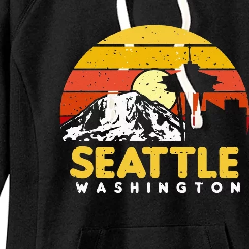 Seattle Washington PNW Vacation Souvenir Gift Women's Fleece Hoodie