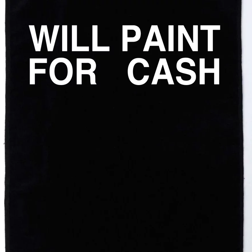 Sunny.Ssa Will Paint For Cash Platinum Collection Golf Towel