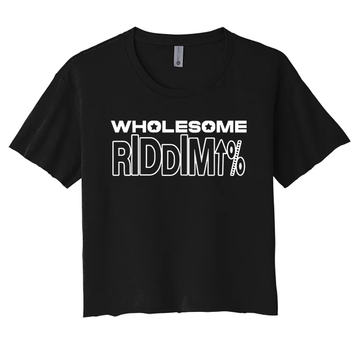 Sanholobeats Wholesome Riddim Women's Crop Top Tee