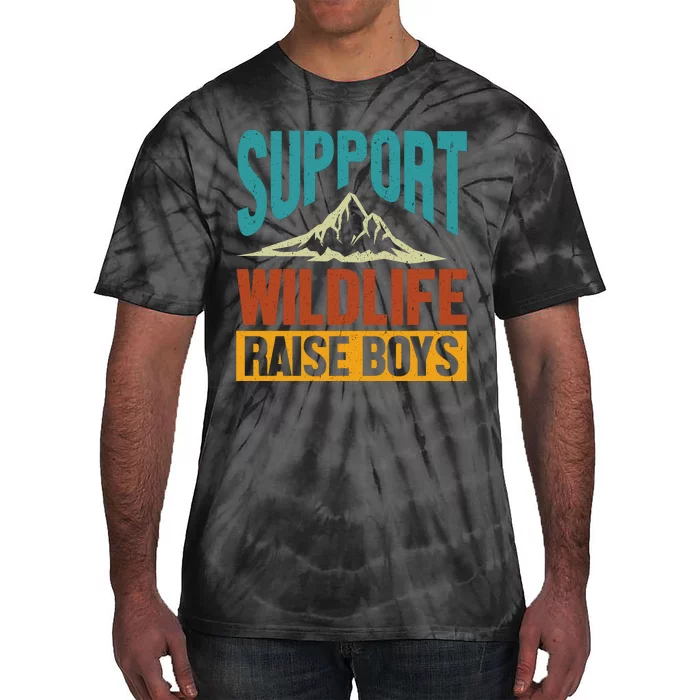 Support Wildlife Raise Boys Tie-Dye T-Shirt