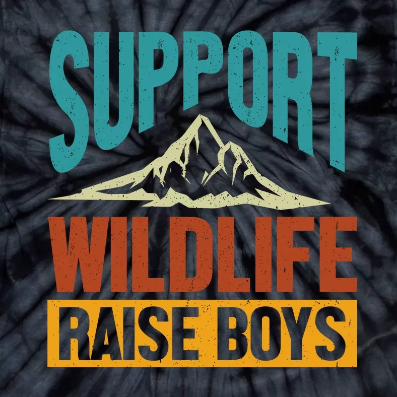 Support Wildlife Raise Boys Tie-Dye T-Shirt