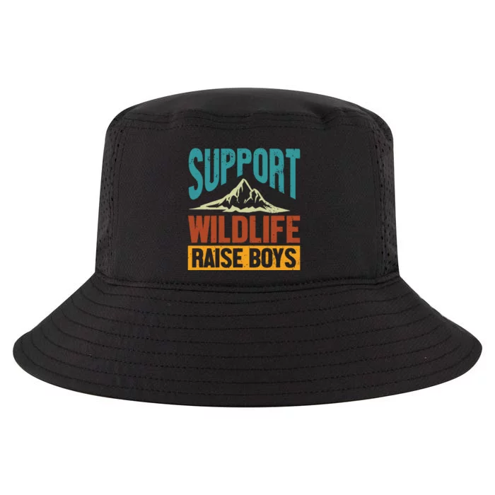 Support Wildlife Raise Boy Cool Comfort Performance Bucket Hat