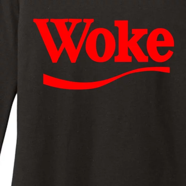 Stay Woke Red Classic Resist Graphic Gift Womens CVC Long Sleeve Shirt