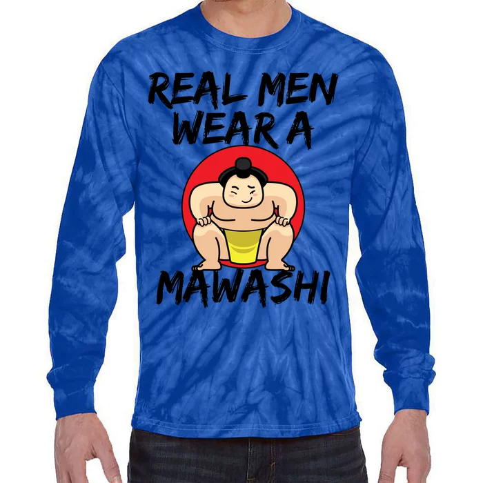 Sumo Wrestling Real Wear A Mawashi Gift Tie-Dye Long Sleeve Shirt