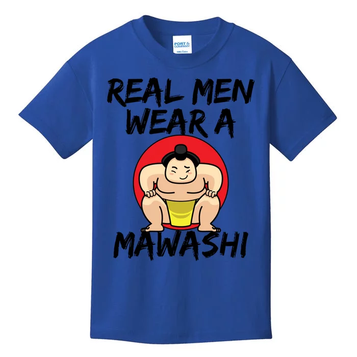 Sumo Wrestling Real Wear A Mawashi Gift Kids T-Shirt