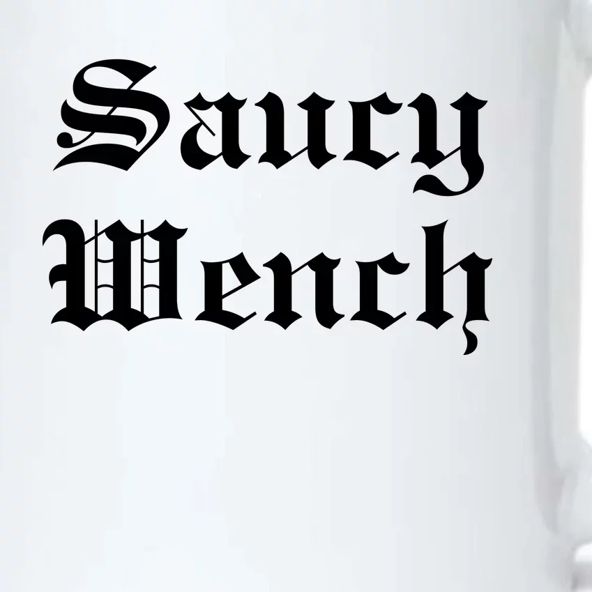 Saucy Wench Ren Faire Funny Halloween Costume Black Color Changing Mug