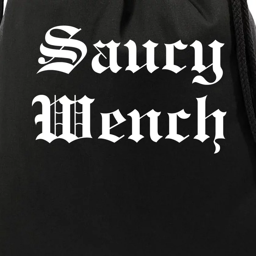 Saucy Wench Ren Faire Funny Halloween Costume Drawstring Bag