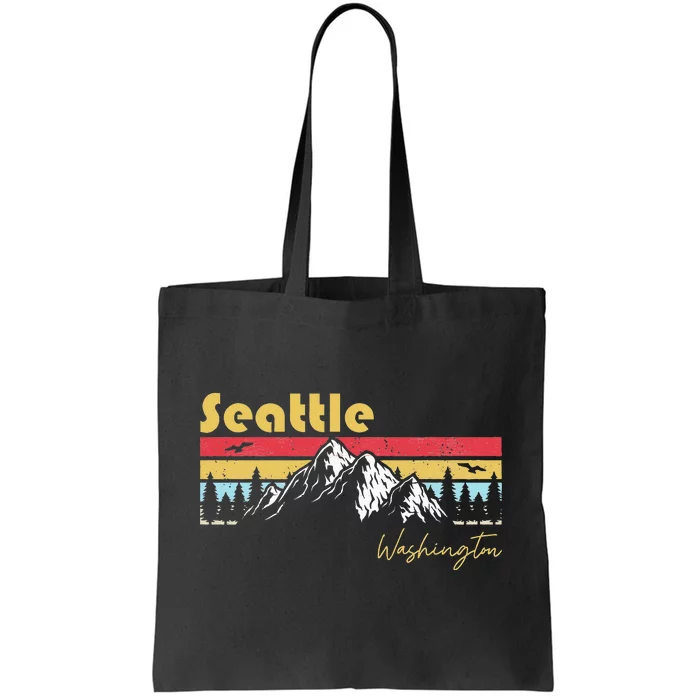 Seattle Washington Roots Hometown Vintage Home State Pride Tote Bag