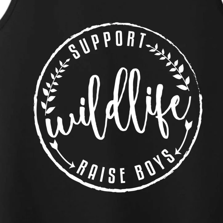 Support Wildlife Raise Mom Gift Performance Tank